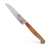 Güde Solingen Tradition - Couteau à légumes forgé, 9 cm, bois de prunier, F.GÜDE, fabriqué à la main en Allemagne, Marron
