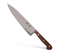 Güde Solingen Tradition - couteau de chef forgé, 21 cm, bois de prunier, K.GÜDE, fabriqué à la main en Allemagne, Marron