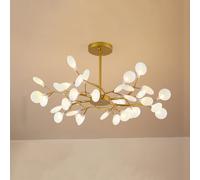 GUEIFD Lustre Moderne Firefly Spoutnik, Suspension avec Abat-Jour en Acrylique, Luminaire Suspendu en Forme de Branche d'arbre pour Salon, Salle à Manger, Chambre à Coucher, 36 Lights