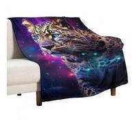 Guépard Plaid Léopard Animaux Couette Enfant Super Douce Et Moelleuse Couverture Et Chaude pour Enfants Adultes Voyage/Simple pour Femmes Filles Envoyer À La Famille 100x130cm