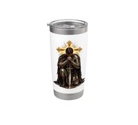 Guerrier Catholique du Christ - Chevalier Soldat Catholique Gobelet isotherme en acier inoxydable double paroi