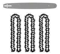 GFT Distribution - Guide de tronçonneuse 18 pouces (45 cm) - Lot de 3 chaînes 72 maillons