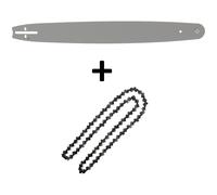 Guide 22 pouces (55 cm) avec chaîne 85 maillons pour tronçonneuse