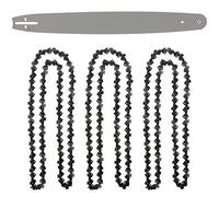 Guide 22 pouces (55 cm) avec lot de 3 chaînes 85 maillons pour tronçonneuse