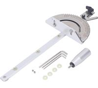 Guide à onglet pour scie circulaire à table, angle réglable, échelle claire, haute précision, alliage d'aluminium pour le travail du bois