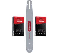 Guide-chaîne Oregon Kombo + 2x chaîne de tronçonneuse 40 cm 3/8" 1,6 mm 60 TG ( 567293 )