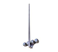 Guide circulaire - Outil de rail réglable - Dispositif de coupe précis pour l'alignement du travail du bois - En métal résistant - Guide circulaire
