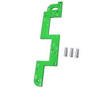 Guide de canal de routeur avec configuration d ' armoire, Green | Modèle marqué pour référence de disposition, guides incurvés intégrés, routeur de garniture, travail de canal