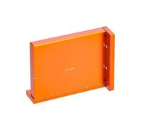 Guide de coupe magnétique à 90 degrés en alliage d'aluminium pour le travail du bois - Outil de gabarit pour la découpe de panneaux - 8,5 cm - Orange
