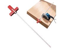 Guide de coupe pour scie circulaire en acier Positionnement droit Précision | Guide de coupe circulaire en bois pour homme, menuiserie, maison, garage, atelier, porte, travail du bois
