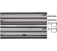 Guide de coupe universel Benzoa® en acier avec revêtement robuste – rails réglables, poignée ergonomique, coupes droites et angulaires précises pour le bois et le plastique