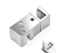 Guide de fond de porte coulissante, douche porte de portes coulissante Clip de la portess en acier inoxydable réglable Guide de bas de douche Guides Portes Coulissantes