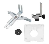 Guide de gabarit de défonceuse pour machine de coupe - Outil droit compatible avec 3701 3703 (4 pièces/lot)