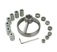 Guide de perçage à Angle droit en acier inoxydable, fixations de perforateur de trous, positionnement du bois, localisateur de gabarit de chevilles pour outils de menuiserie de bricolage Type-C