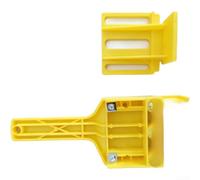 Guide de Perçage pour bois 3 en 1 pour Tourillons 6-10mm - Gabarit Réglable Acier pour Assemblage Meubles 12-30mm(Yellow)