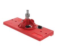 Guide de Perçage pour Charnière 35mm, Localisateur Rouge ABS Acier | Positionnement Précis, Perçage Rapide et Facile, pour Portes D’armoire et Fabrication de Meubles