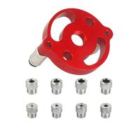 Guide de perçage pour trous droits, localisateur portable en métal | Guide de perçage d'angle, pour menuiserie, fabrication de meubles, atelier, coupe de bord d'angle, rainurage, maison, garage