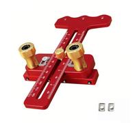 Guide de Sciage Table 3 Poulies Aluminium 189mm | Alliage d'aluminium pour robuste, 3 poulies, fine précise, fente en U, 189x88mm