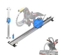 Guide de scie à béton annulaire, guide de coupe de scie à anneau, rail linéaire de 150 W, coupe automatique avec télécommande et profondeur réglable, support mural de levage à un bouton, bascule
