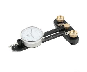 Guide de Scie pour circulaire avec Indicateur pour cadran 0.01mm pour Coupes Droites Précises Table à Scier et Défonceuse - Alliage pour aluminium 177x100mm