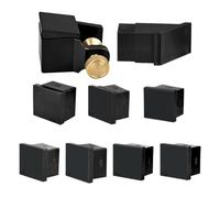 Guide de scie pour le travail du bois - Jauge de coupe magnétique à queue d' - Outil de marquage à angle droit de 7,2 x 4,2 cm - Guide de positionnement de scie à main en d'aluminium