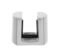 Guide de Sol en Acier Inoxydable 304 pour Portes sans Cadre | Matériau durable et résistant aux acides, réglable pour une épaisseur de verre de 8 à 14 mm, finition brossée, adapté aux