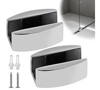 Guide de sol en acier inoxydable Porte coulissante en verre Guide au sol Porte coulissante : 2 pièces Sol Galet de guidage Système de porte coulissante Accessoires Rail de guidage pour portes en verre