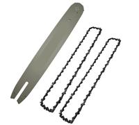 Guide De Tronçonneuse 14 Pouces Avec Chaîne 3/8 LP 50 Maillons Compatible With MS170 MS180 MS250(Saw Chain Guide Bar)