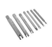 Guide d'extraction de taraud cassé pour outil de retrait de vis HSS pour tarauds endommagés M3-M10 pour un retrait facile des forets manuels outils à main équipement d'atelier (M10)