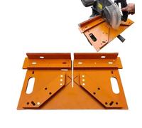 Guide d'onglet de précision - Outil d'alignement de coupe pour projets de travail du bois | ABS durable avec design de mesure, accessoire de positionnement de scie pour planches de garniture, aide à