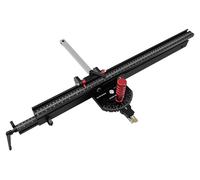 Guide d'onglet pour le travail du bois - M1 Pro - Angle : 0–60° - Butée extensible : 600–1200 mm - Adapté aux scies circulaires de table et aux tables de fraisage - Précision - Rouge