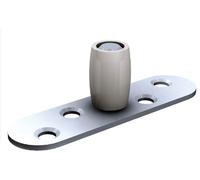 Guide du bas à olive Nylon MANTION - Sur platine à visser - Pour U 25x17 mm - 1102