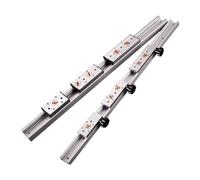 Guide linéaire à double axe intégré argenté SGR10, guide de largeur de 28mm 500mm 600mm 800mm 1000mm 1 pièce(SGB10-3 LOCK,950mm)