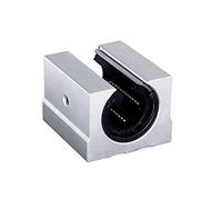 Guide linéaire en acier inoxydable, 2 pièces SBR20 200 250mm et 4 pièces SBR20UU, boîtier de roulement linéaire for pièces CNC, Guide linéaire 20mm(200MM)