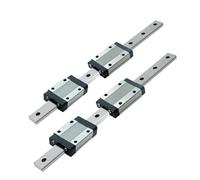 Guide linéaire Miniature MGN15 100 150 200 250 300 350 400 450 500 Rail + chariots de bloc MGN15H MGN15C for imprimante 3D, 15mm, 1 pièce