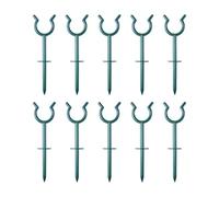 Guide Lot de 10 piquets de protection en plastique pour système d'arrosage pour jardin, pelouse, conduite de stationnement avec support stable et piquets décoratifs