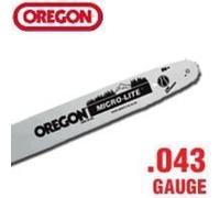Oregon Guide-chaîne A041 40 cm à rivet unique – Pas 3/8" profil bas, jauge 1,1 mm