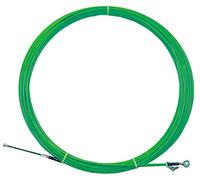 Guide passe-fil en acier/nylon de 6 mm avec embout interchangeable pour faciliter le passage des câbles dans les installations électriques.