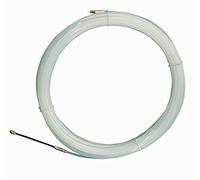 Guide passe-fil en nylon 4 mm avec embout interchangeable, idéal pour les travaux d'électricité et de télécommunications.