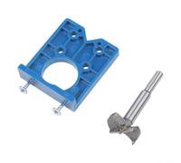 Guide Perçage Charnière Encastrement pour bois 35mm Guide Perçage | Positionnement exact, charnières 35mm, ABS pour robuste, installation rapide, erreur de mesure