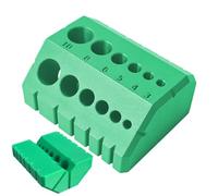 Guide pour perceuse de précision, gabarit de perçage portable pour angles 45°/90°, base inclinée mobile, pour menuiserie et joints en bois