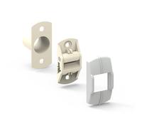 Guide sangle volet roulant fixation verticale blanc