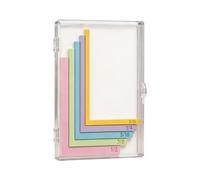 Guides d ' alignement pour la fabrication de cartes Règles en papier en forme de L avec marques de taille imprimées pour les tapis superposés et les projets de bordures propres