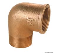 GUIDI Bronze mâle-femelle, coude à 90°, 2 pouces - Osculati 17.561.08