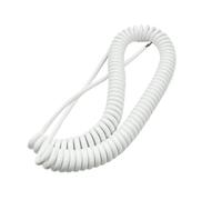 GuidNaurys Câble électrique à ressort flexible en cuivre et polyuréthane, extensible à 3 conducteurs, 6 mètres Rétractable(1.5mm2 15AWG)