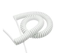 GuidNaurys Câble électrique industriel élastique en PU haute résistance, extensible à 4 conducteurs, 10 mètres. Rétractable(0.3mm2 22AWG)