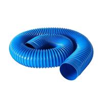 GuidNaurys Tuyau flexible en PVC bleu for l'aspiration des poussières, raccord souple, tuyau ondulé de 1 mètre (30-100 mm), tuyau d'aspiration industriel Gaine de protection(ID80mm)