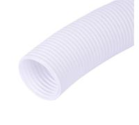 GuidNaurys Tuyau ondulé isolé en PP blanc de 11,6 mm à 34,5 mm, gaine de protection for tuyau en plastique ondulé Gaine de protection(AD18.5mm x 10 meter)