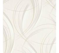 Papier peint intissé 10218-31 Papier peint rayures vagues 0.53 x 10.05 m Erismann GMK - Fashion For Walls gris