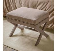 GUIDO MARIA KRETSCHMER Tabouret Rosalune taupe H/L/P env. 51/60/44 cm